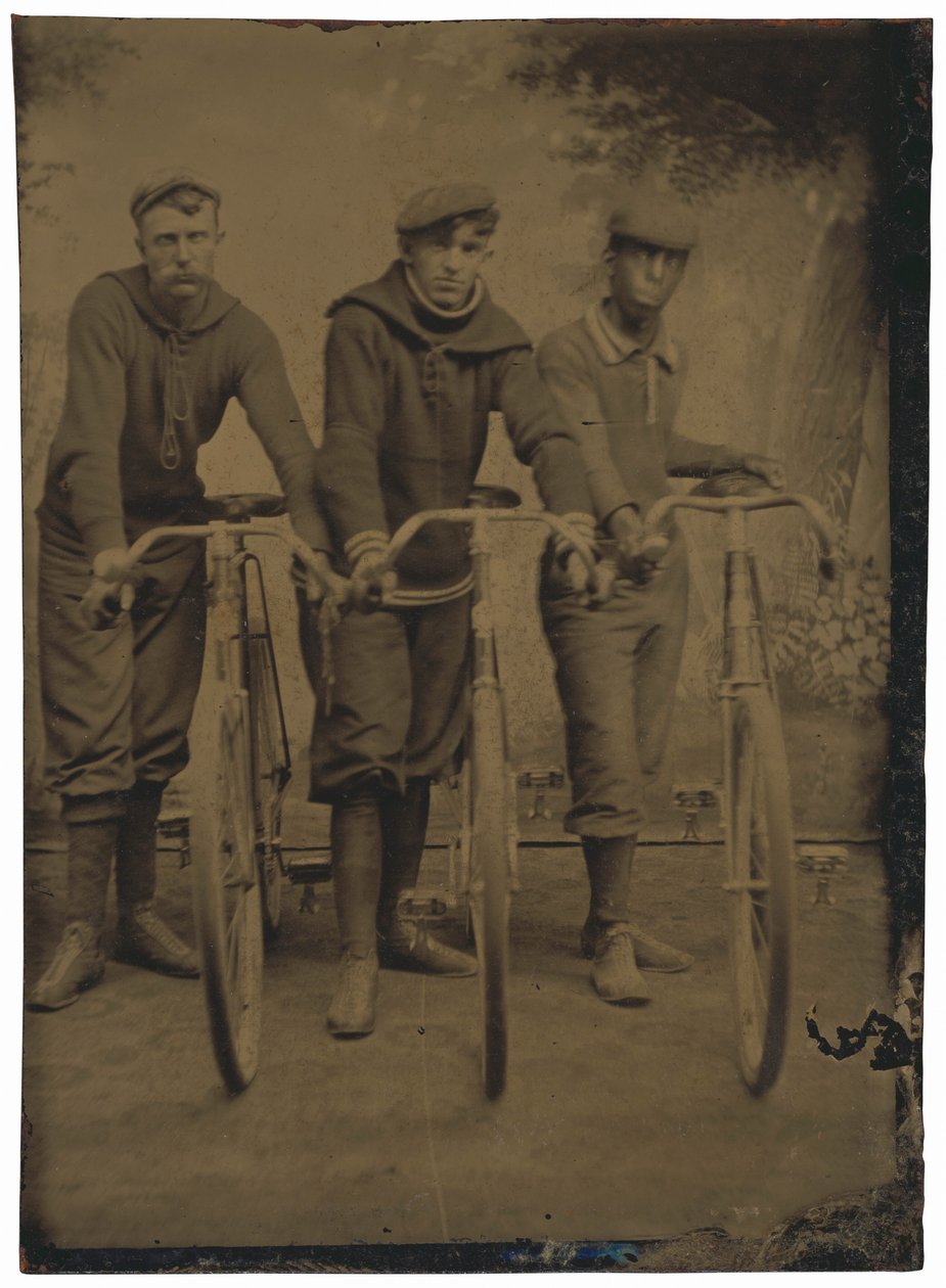 Marshall Walters "Major" Taylor and Bicycle Racers, c. 1899 by American Photographer