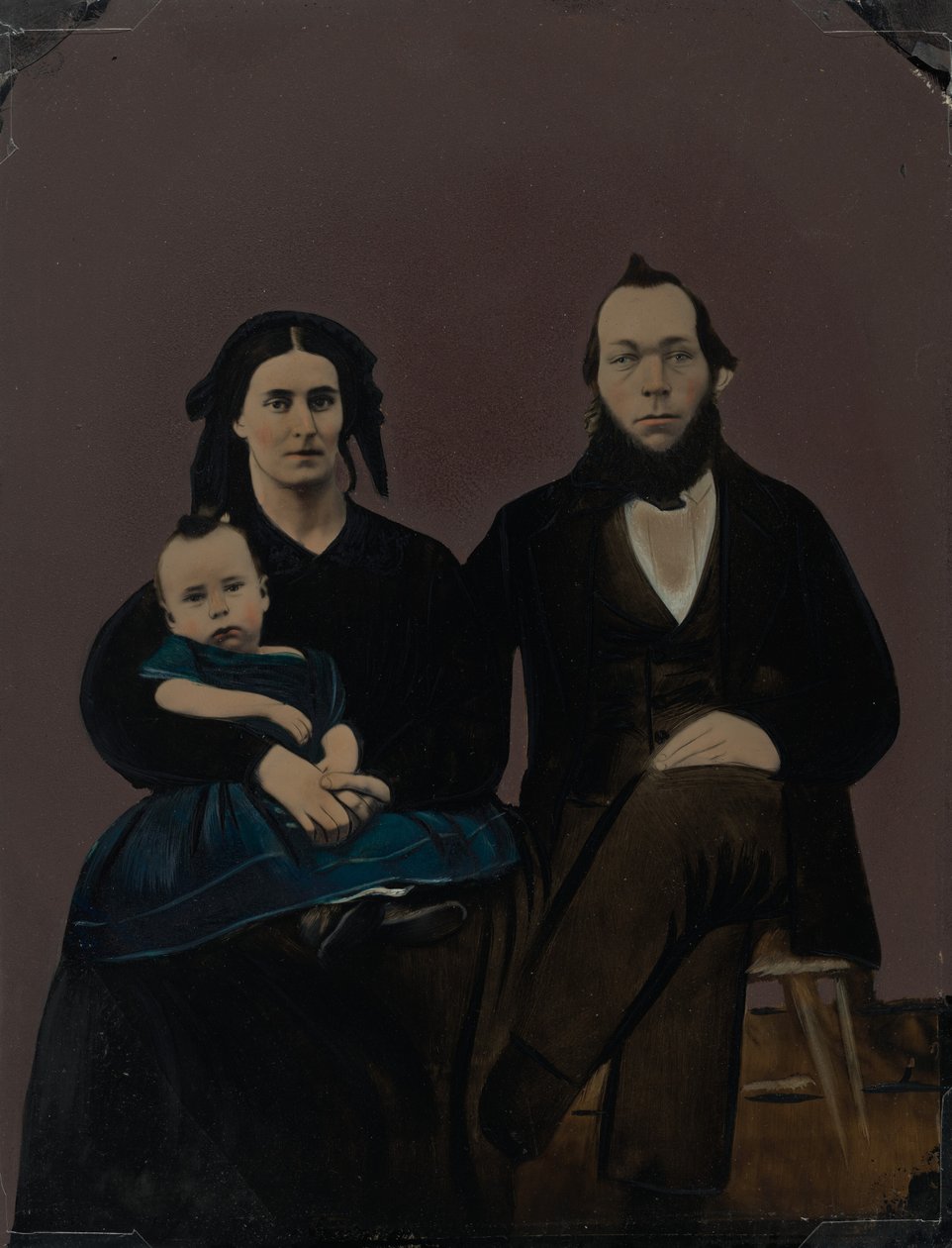 Portrait of a Family, 1860s by American Photographer