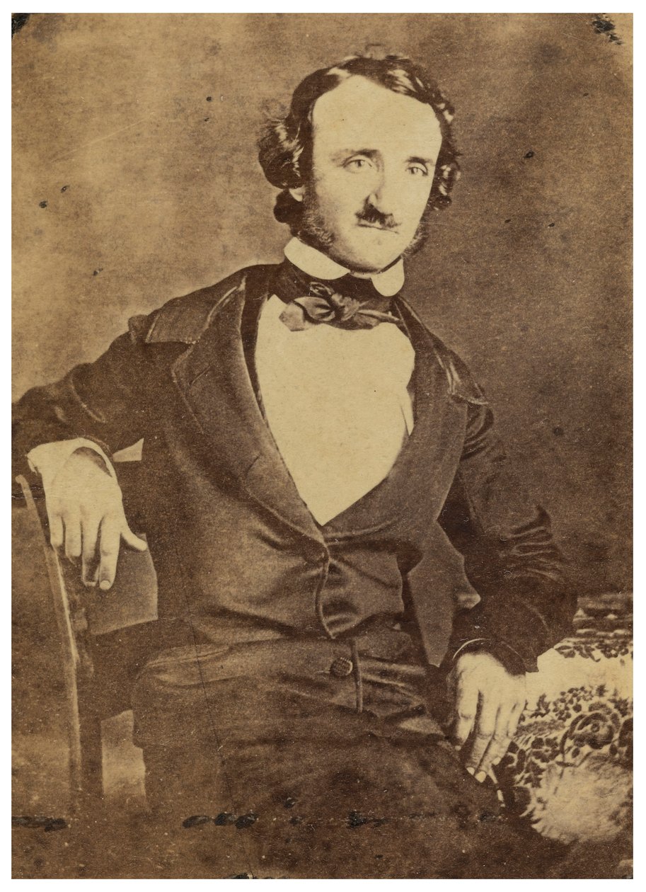 Seated portrait of Edgar Allan Poe, 1876 by American Photographer