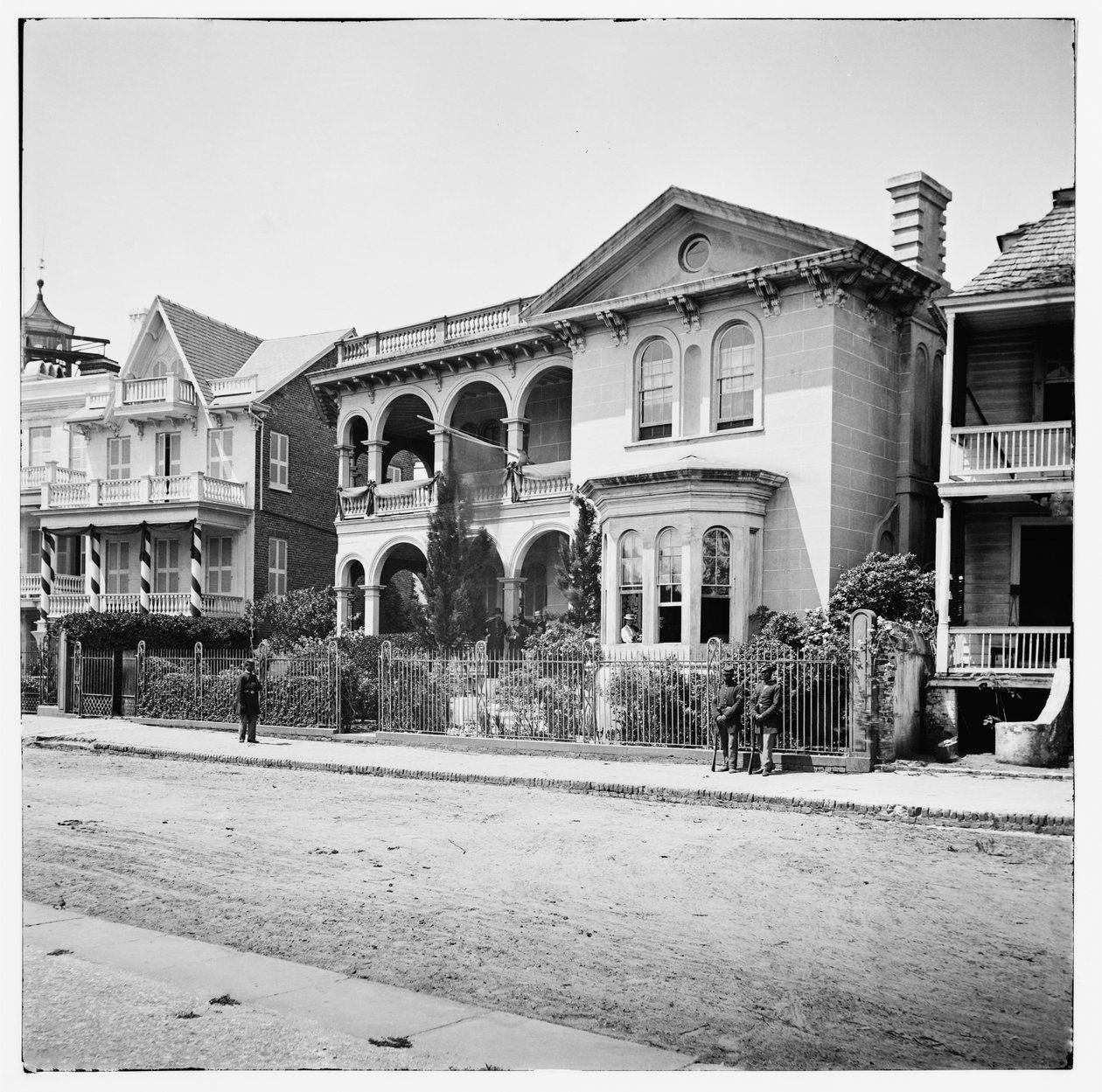 Union Headquarters at 26 South Battery Street in Occupied Charleston, South Carolina by American Photographer