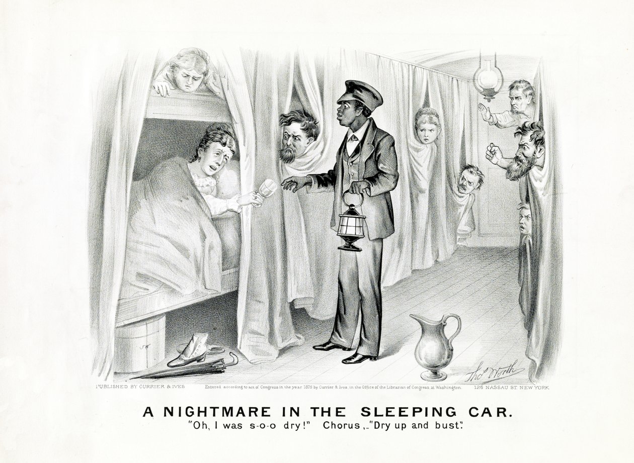 A Nightmare in the Sleeping Car: Oh, I was so dry! Chorus: Dry up and bust. by American School
