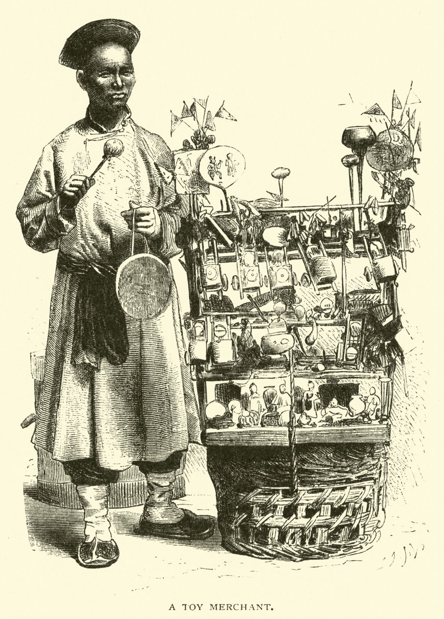 A Toy Merchant by American School: Buy fine art print