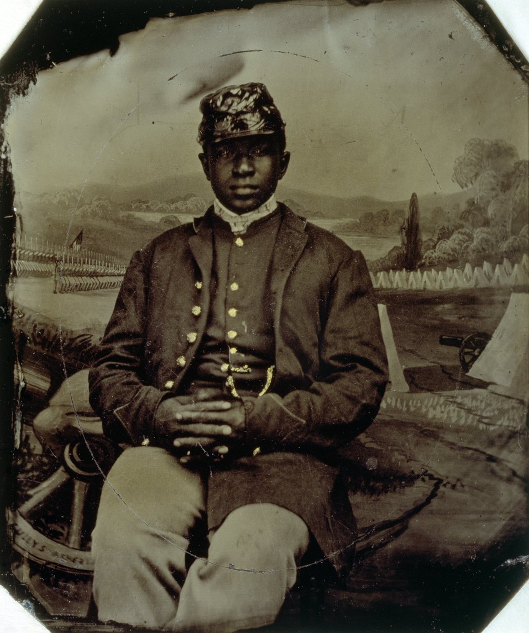 Abraham F. Brown, of the 54th Massachusetts Infantry, c.1863 by American School