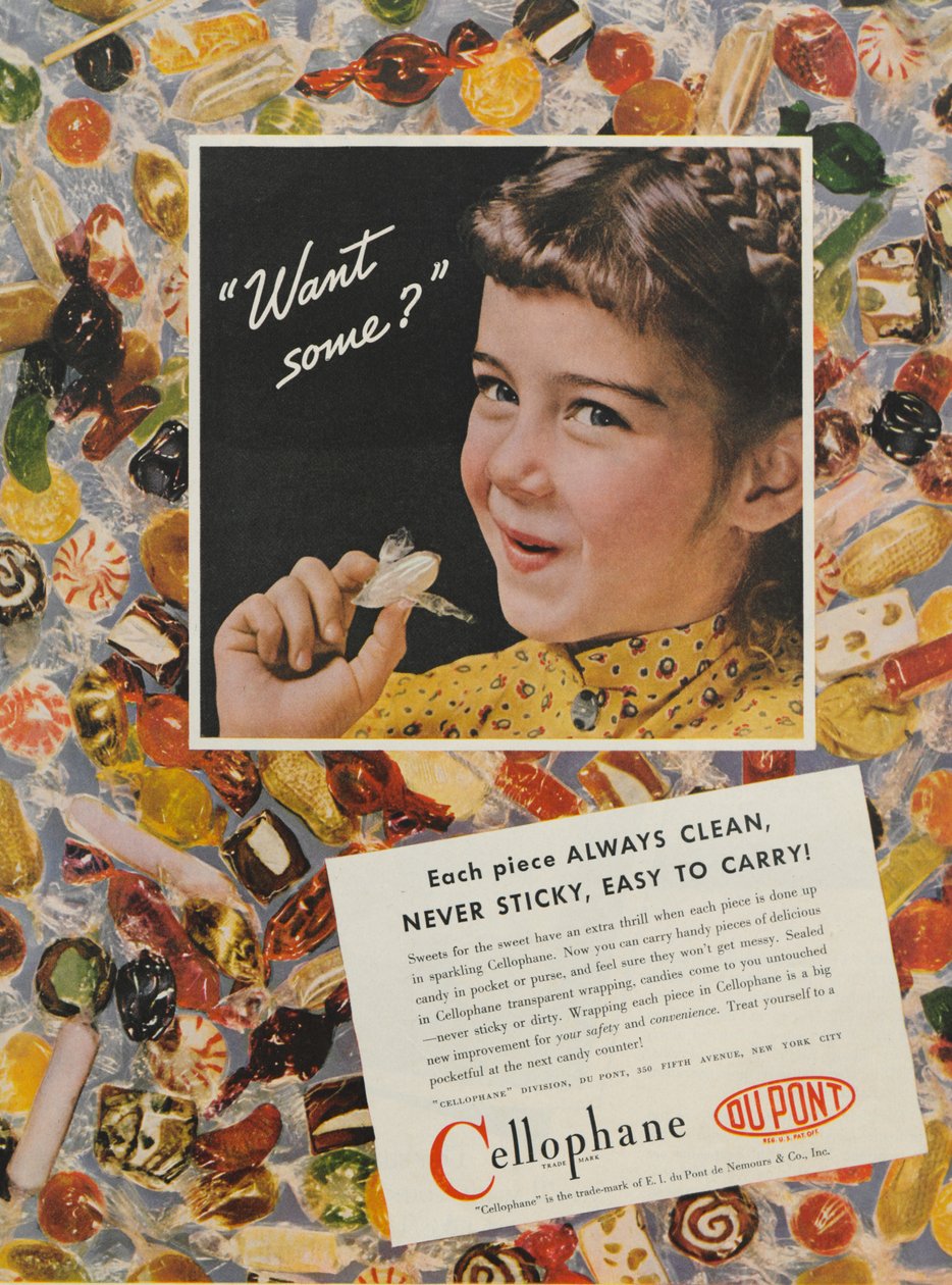 Advertisement for DuPont Cellophane, 1937 by American School