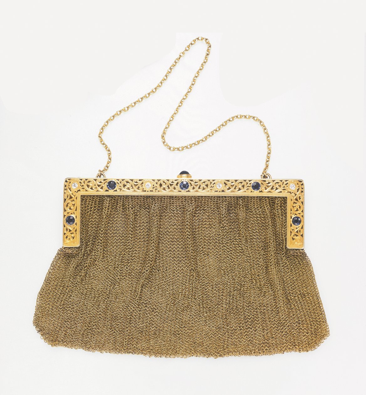 An antique evening bag, by Black, Starr & Frost, c.1890 by American School