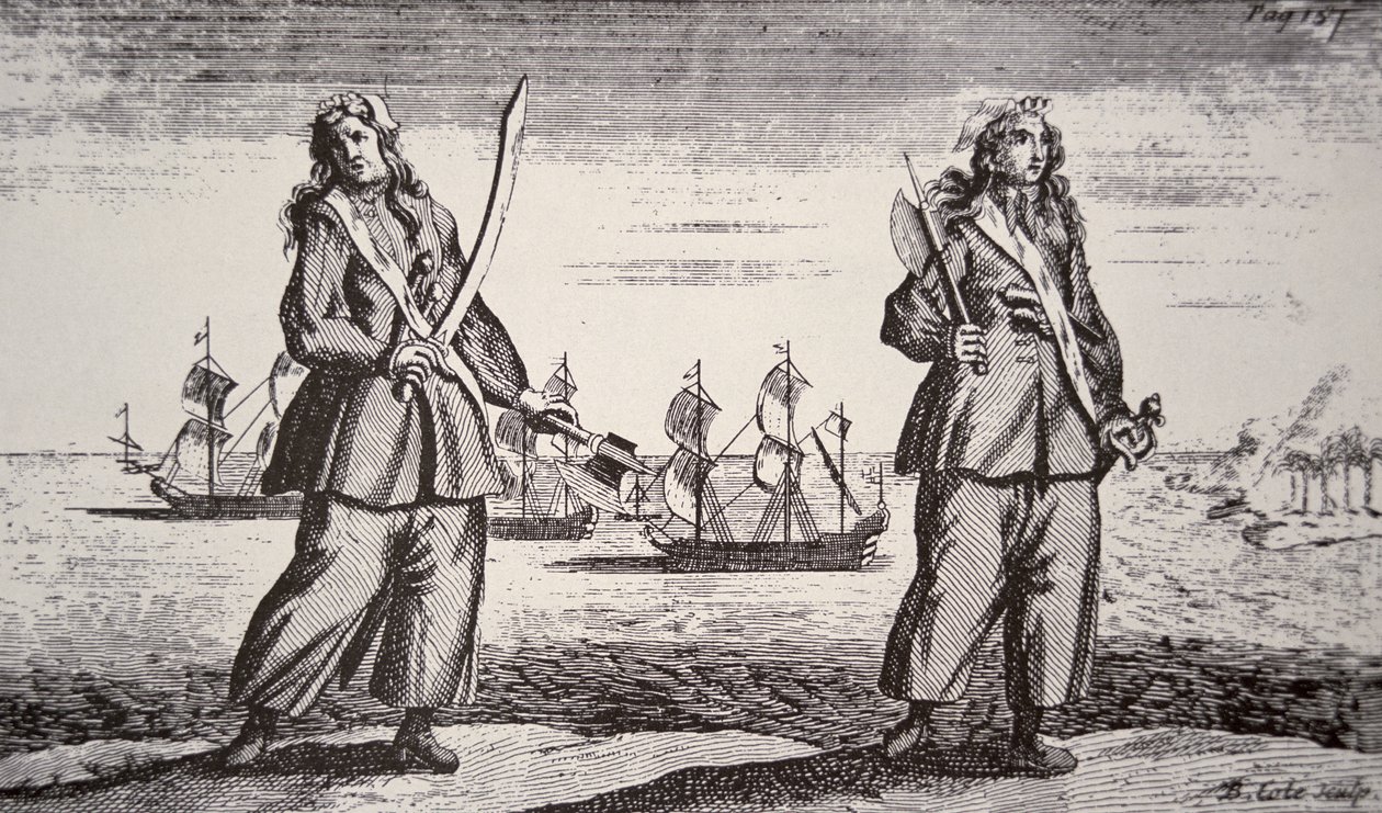 Anne Bonny and Mary Read by American School