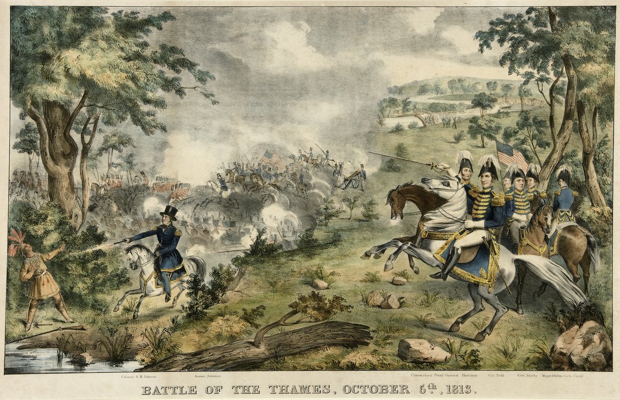 Battle of the Thames, October 5th by American School