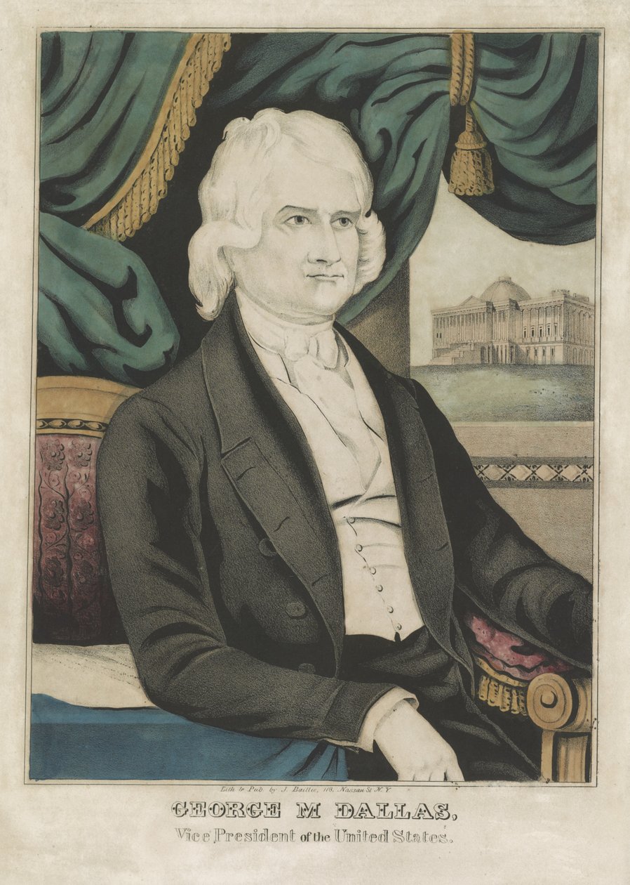 George M. Dallas (1844) by American School: Fine art print