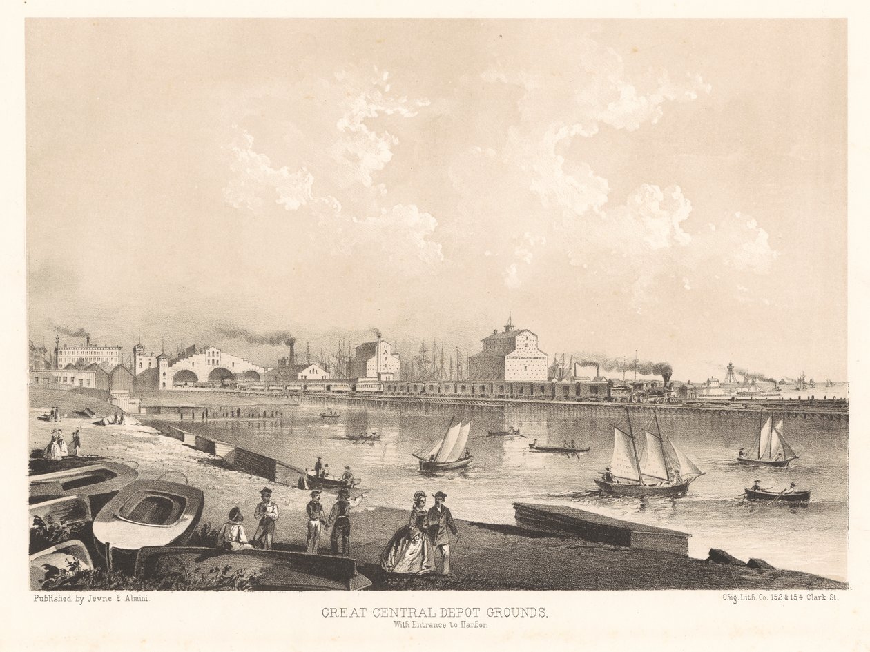 Great Central Depot Grounds, Chicago, Illinois by American School