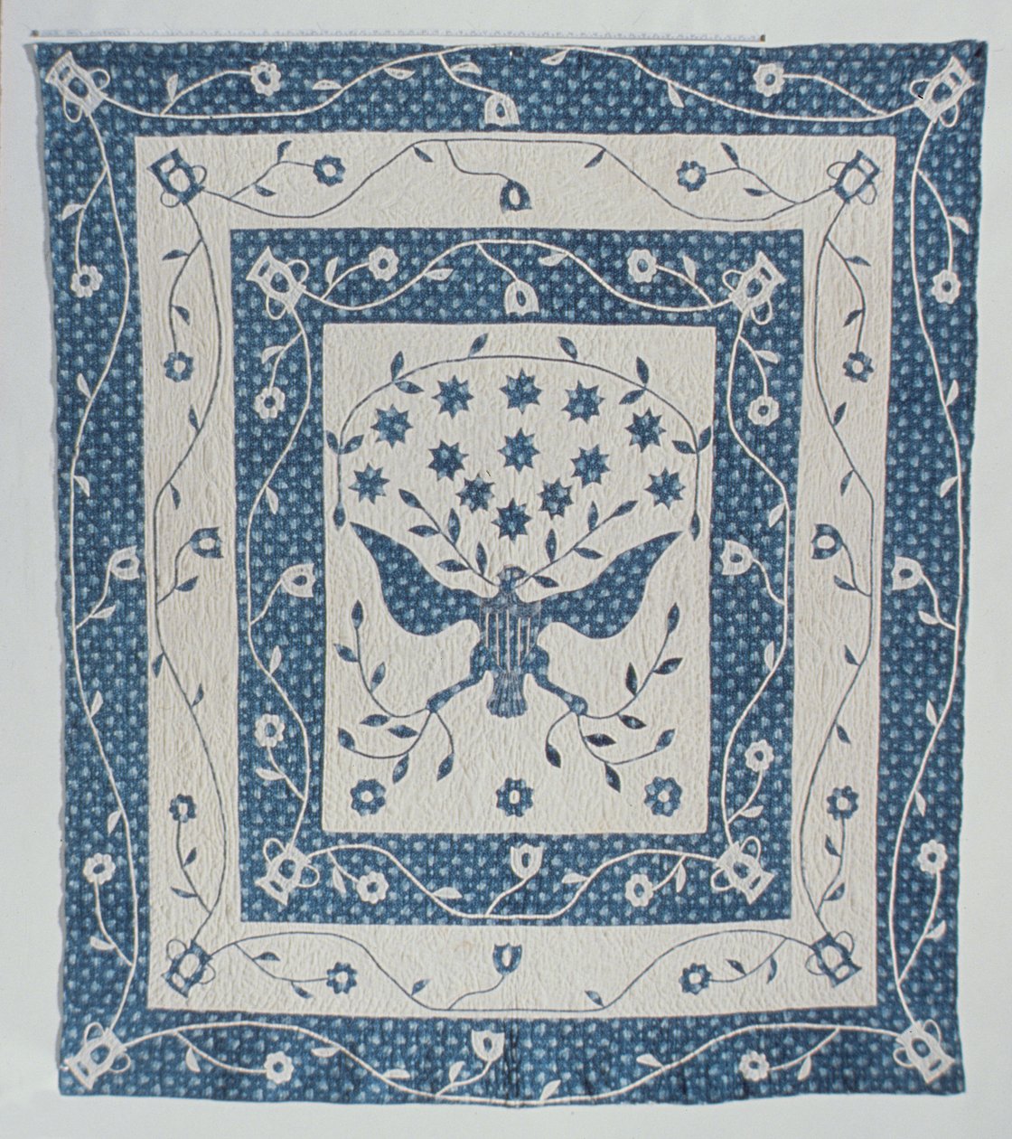 Great Seal of United States Quilt by Susan Strong by American School