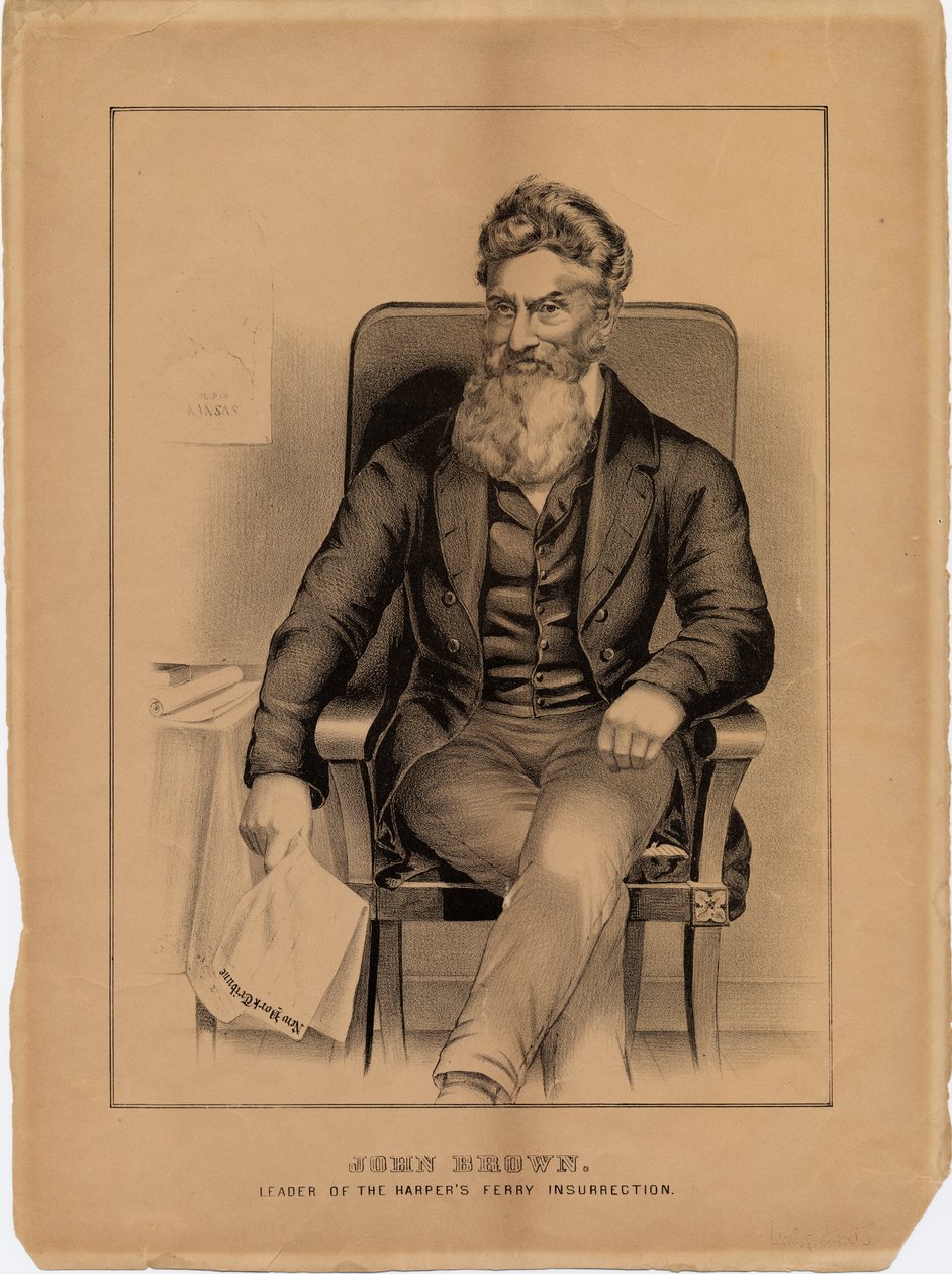 John Brown, Leader of the Harpers Ferry Insurrection by American School