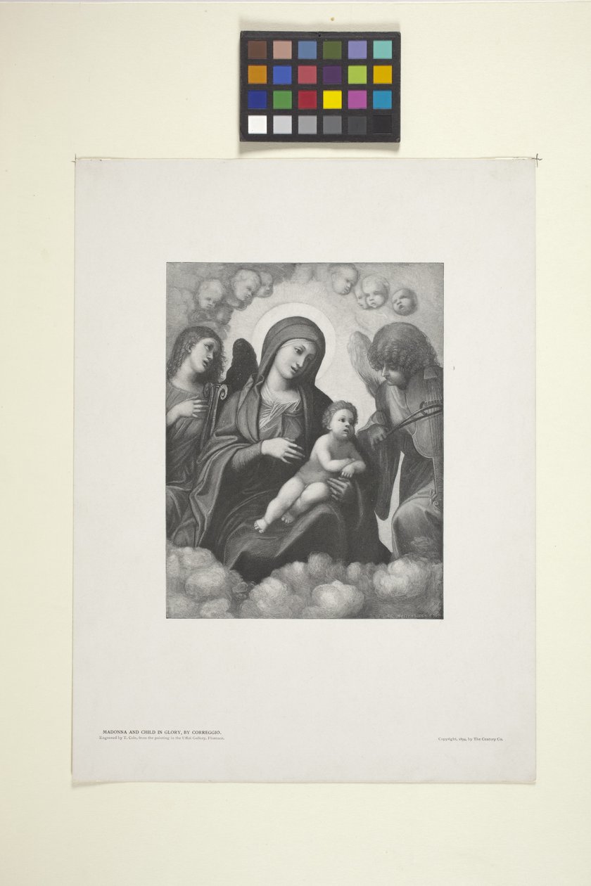 Madonna And Child In Glory by American School