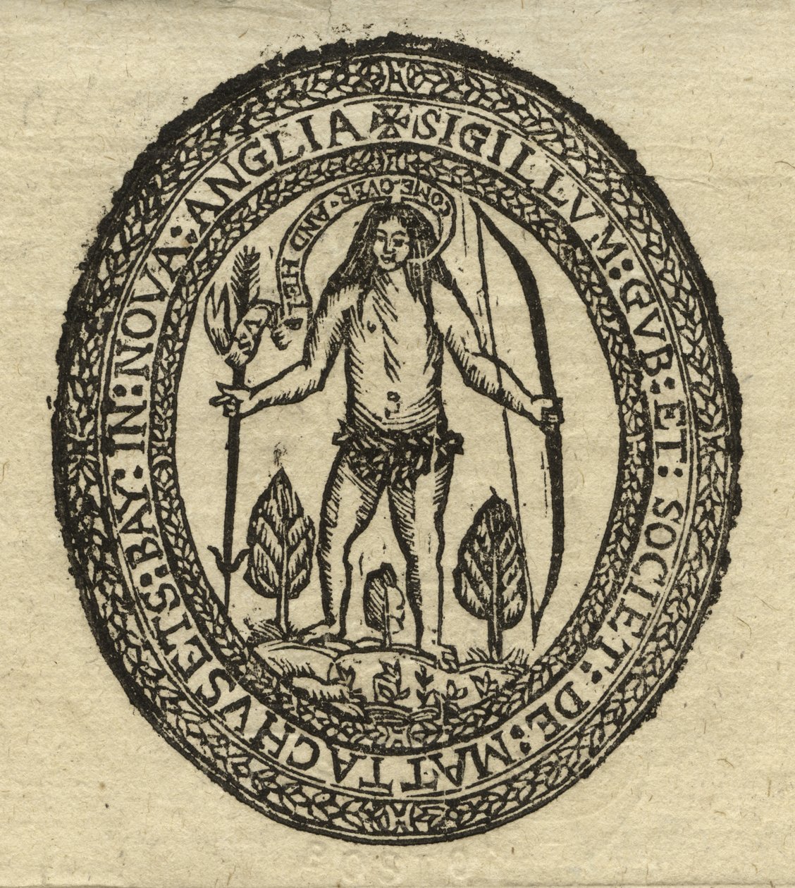 Massachusetts Bay Colony Seal by American School
