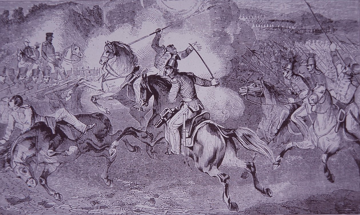 Mexican-American War (1846-48), Battle of Buena Vista by American School