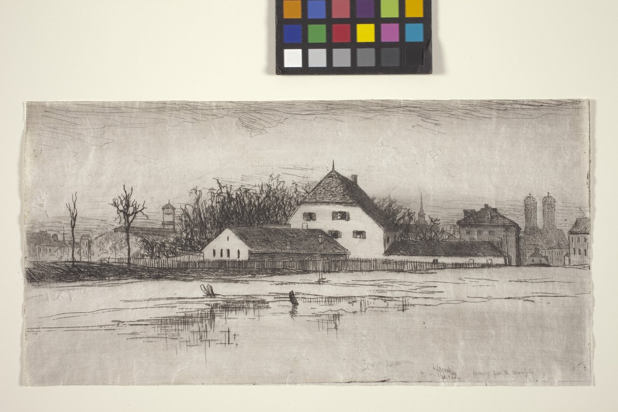Munich From The Marsfeld by American School