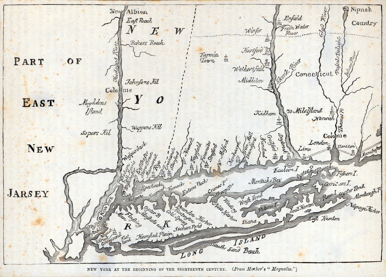 New York at the Beginning of the Eighteenth Century by American School