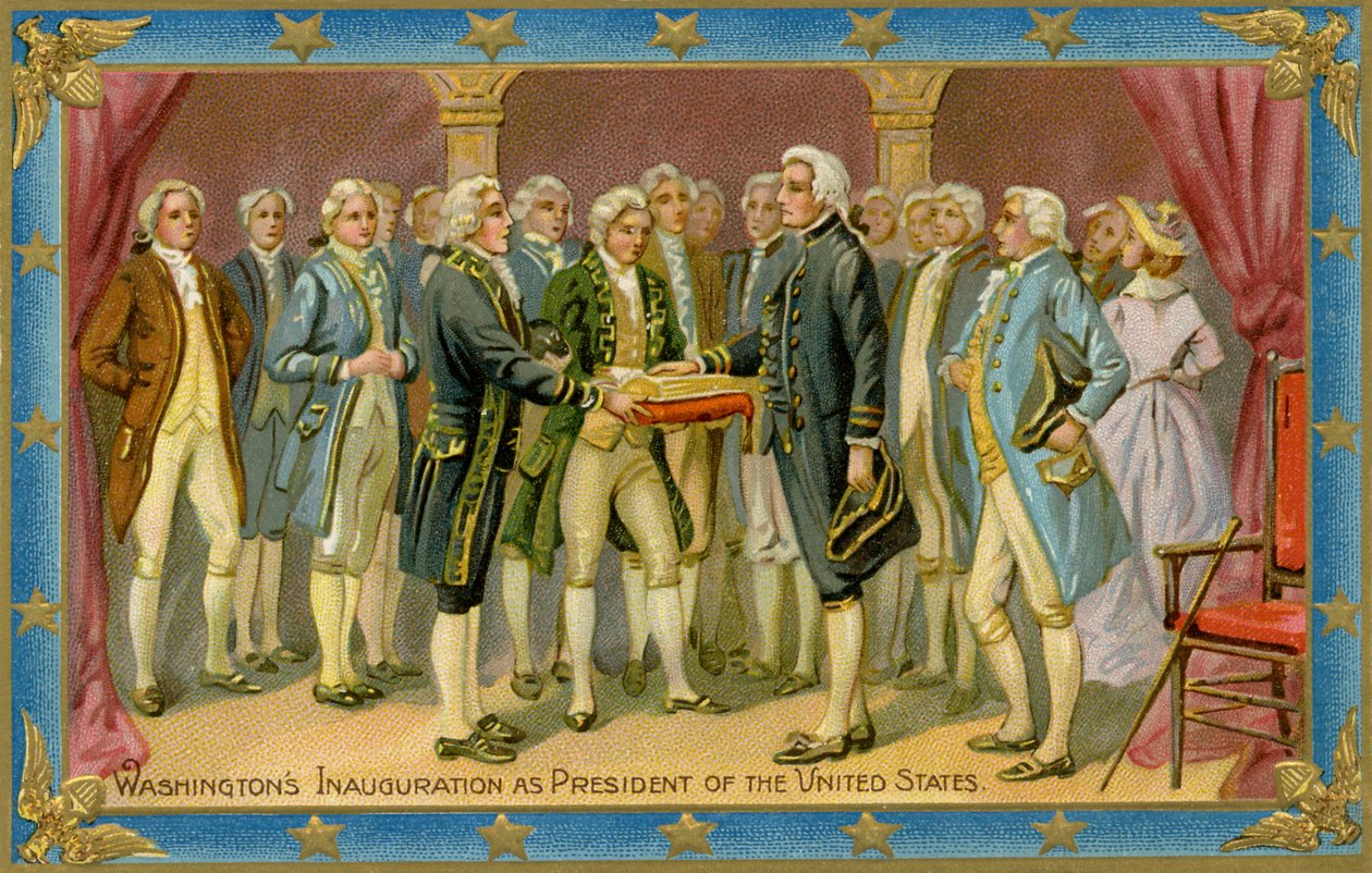 Postcard Depicting George Washington