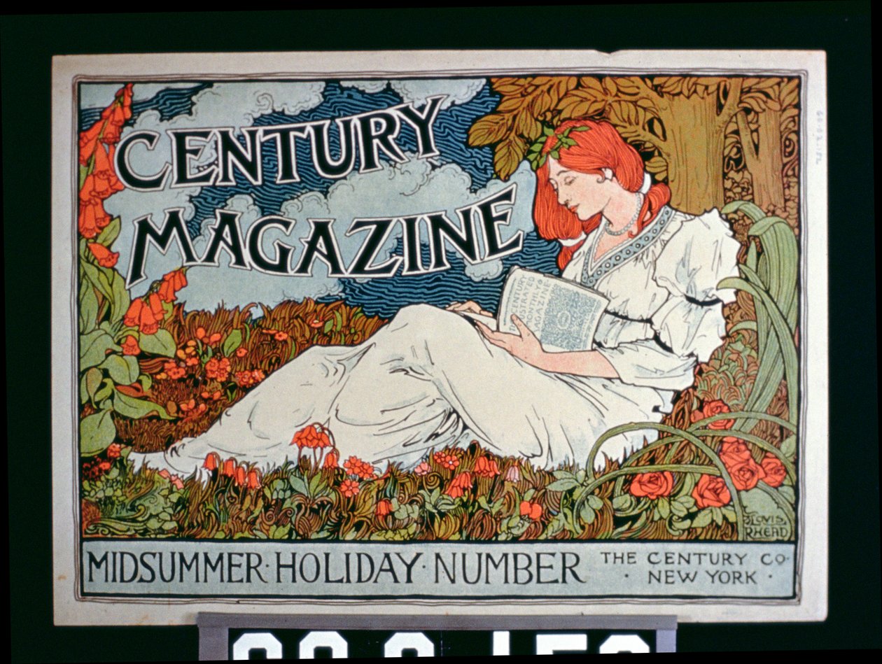 Poster advertising Century Magazine, Midsummer Holiday Number, New York by American School