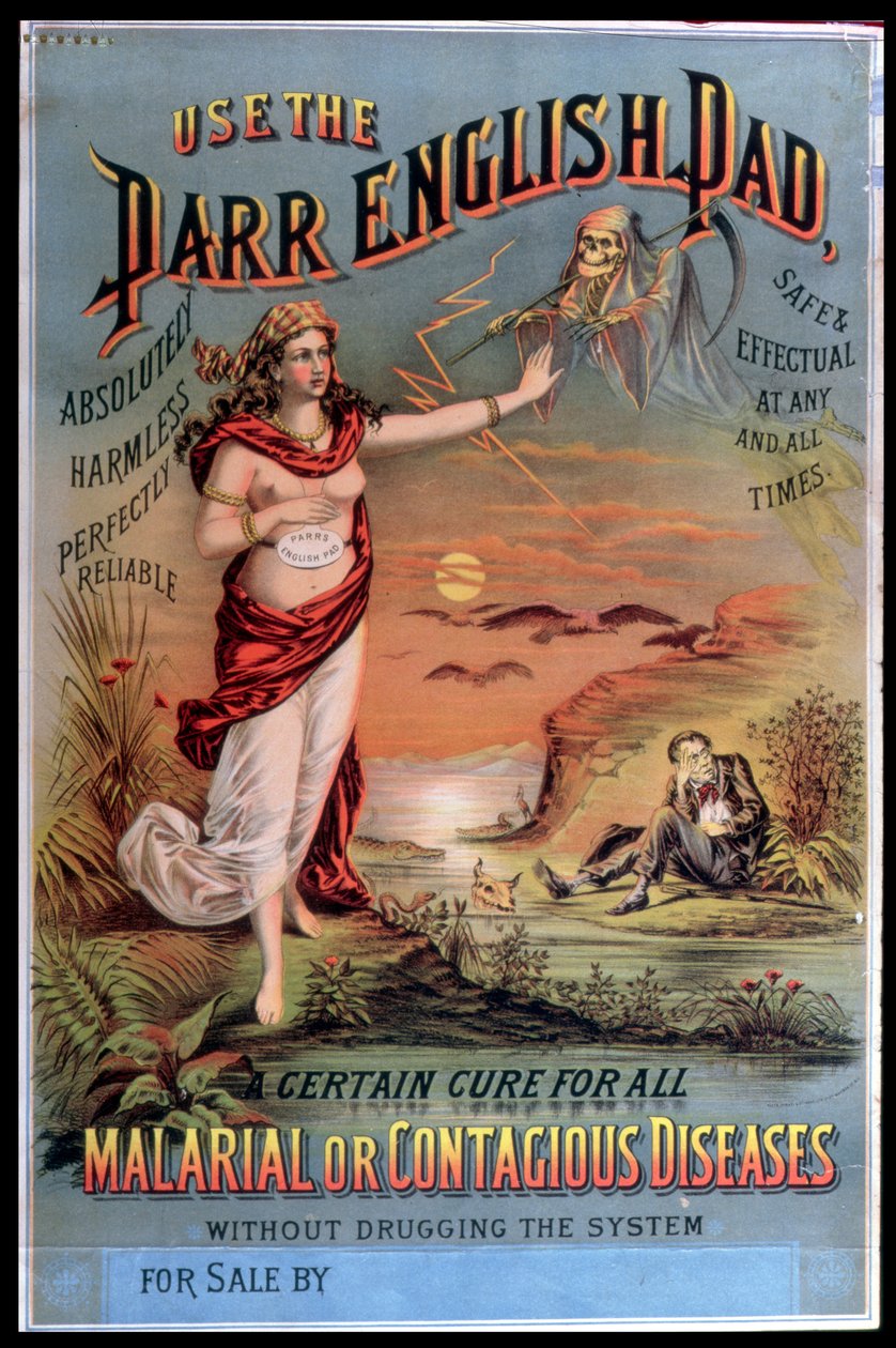 Poster advertising the Parr English Pad by American School