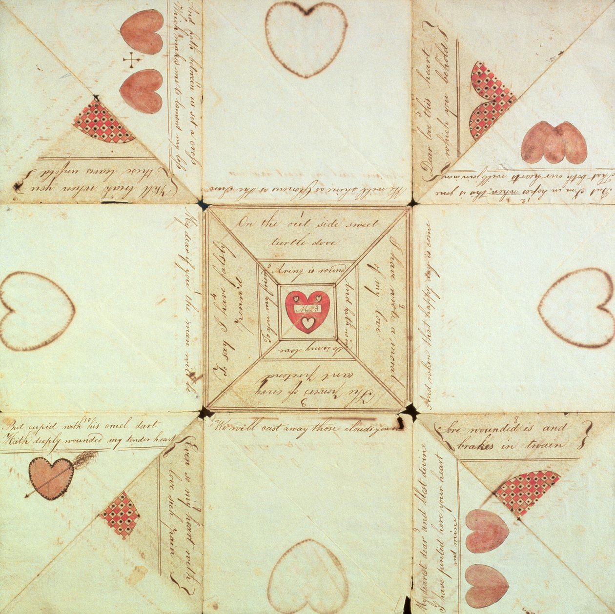 Rebus Valentine, c.1760 by American School