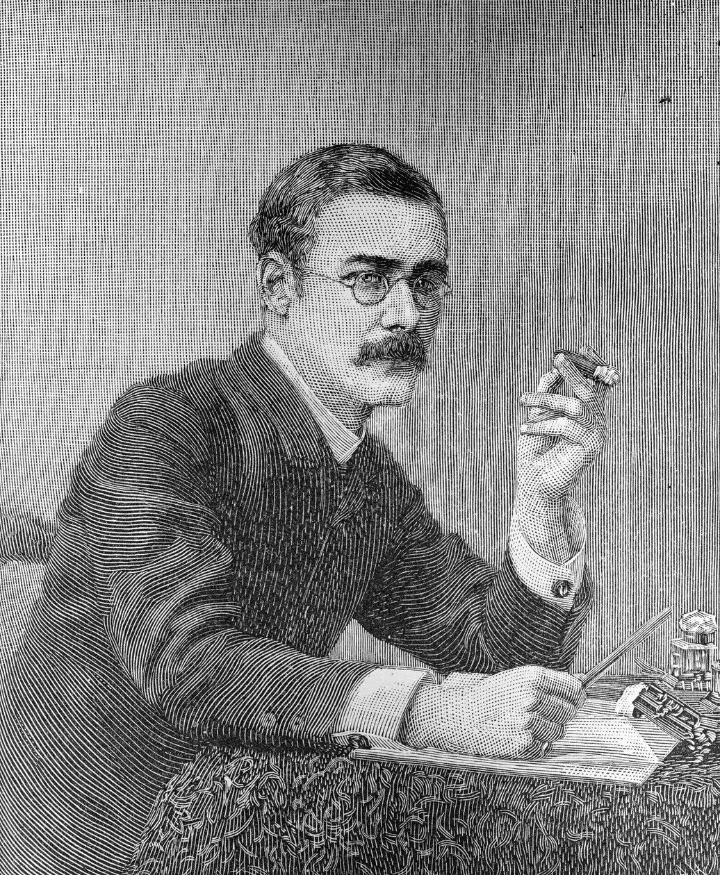 Rudyard Kipling by American School: Premium art reproduction