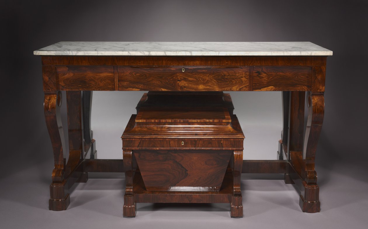 Sideboard and Cellarette, firm of Duncan Phyfe and Son by American School