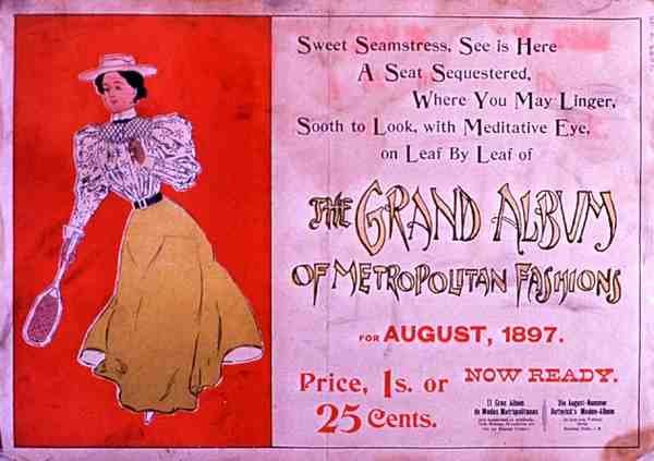 The Grand Album of Metropolitan Fashion, August 1897 by American School