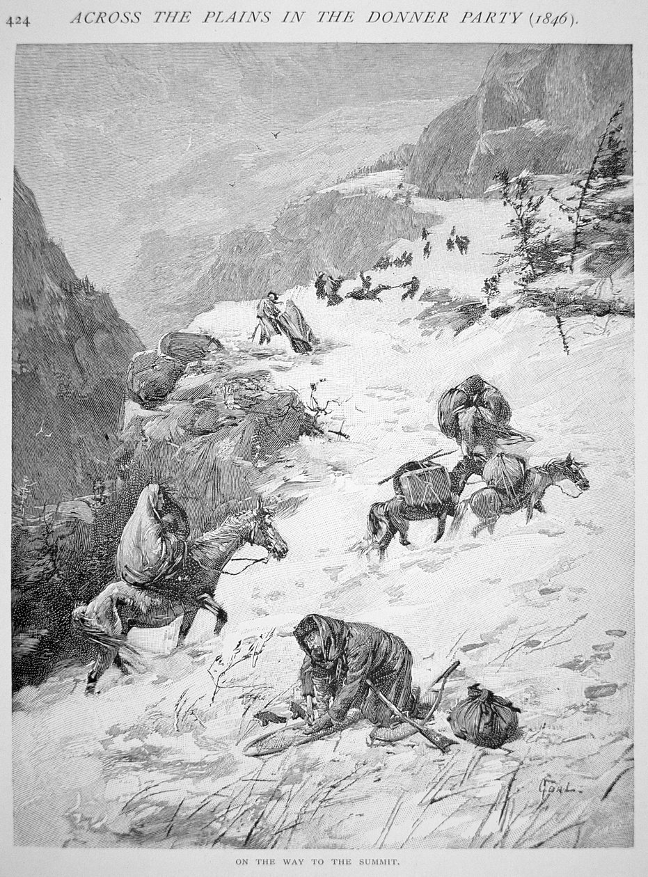 The ill-fated Donner Party by American School