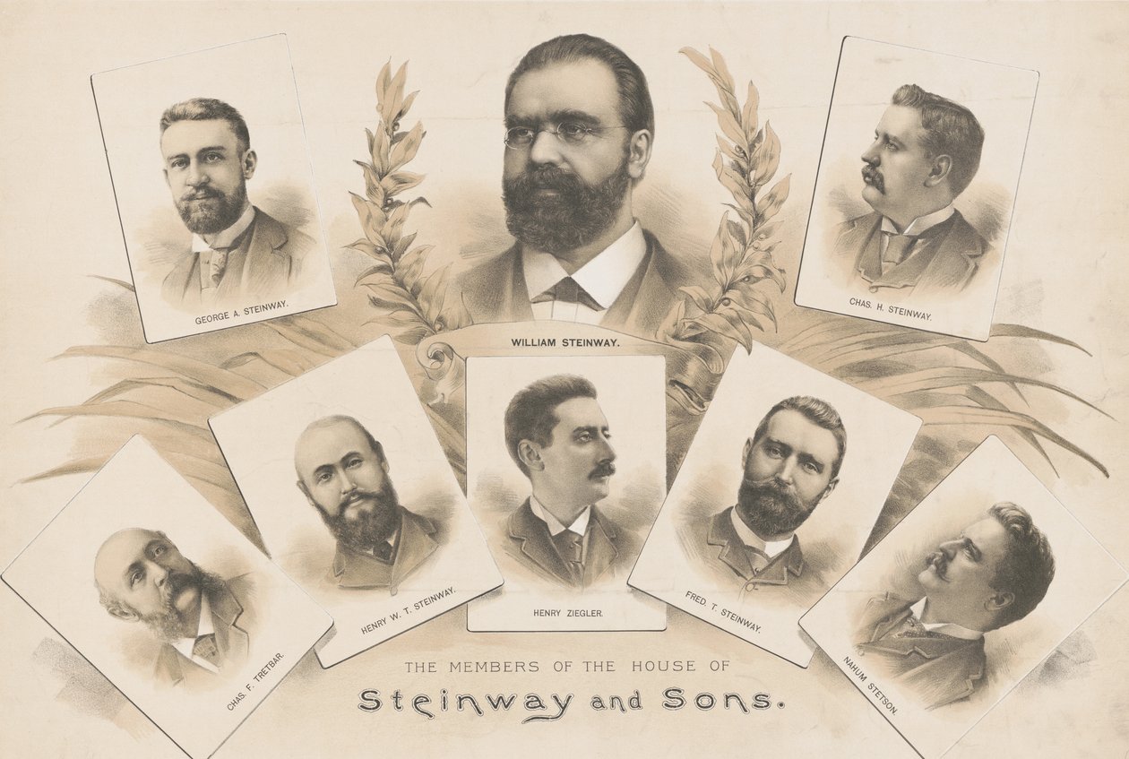 The Members of the House of Steinway and Sons by American School