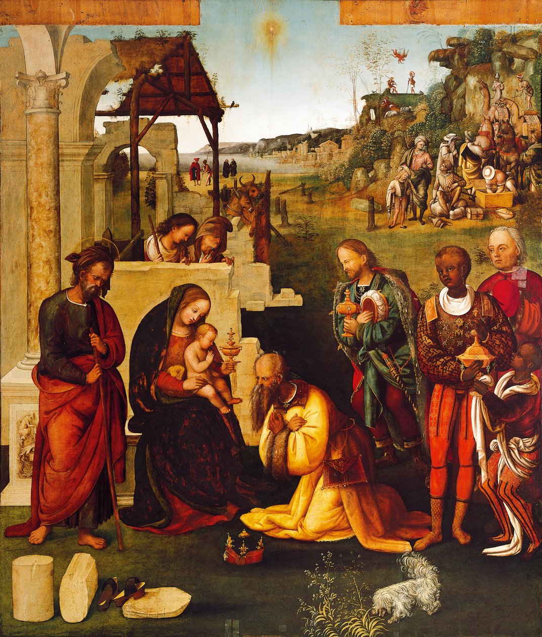 Adoration of Magi by Amico Aspertini: Buy fine art print