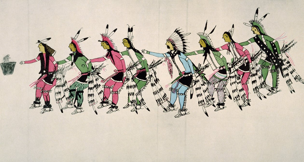 Public Dance in Honour of the Warrior He Dog by Amos Bad Heart Buffalo