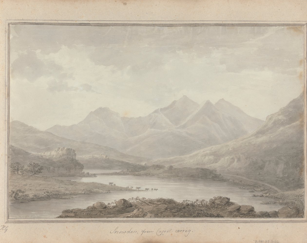 Views in England, Scotland and Wales: Snowdon, from Capel Cerrig by Amos Green
