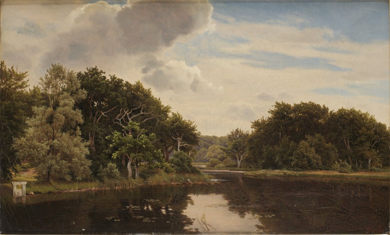 Lake at Hellebaek by Anders Christian Lunde