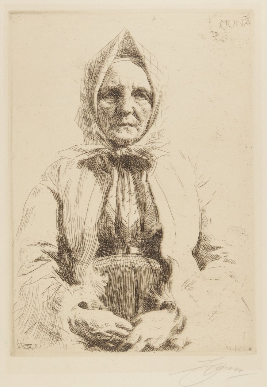 Mona by Anders Leonard Zorn