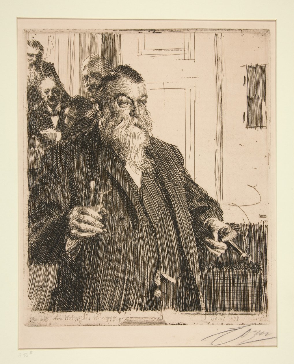 A Toast II by Anders Zorn