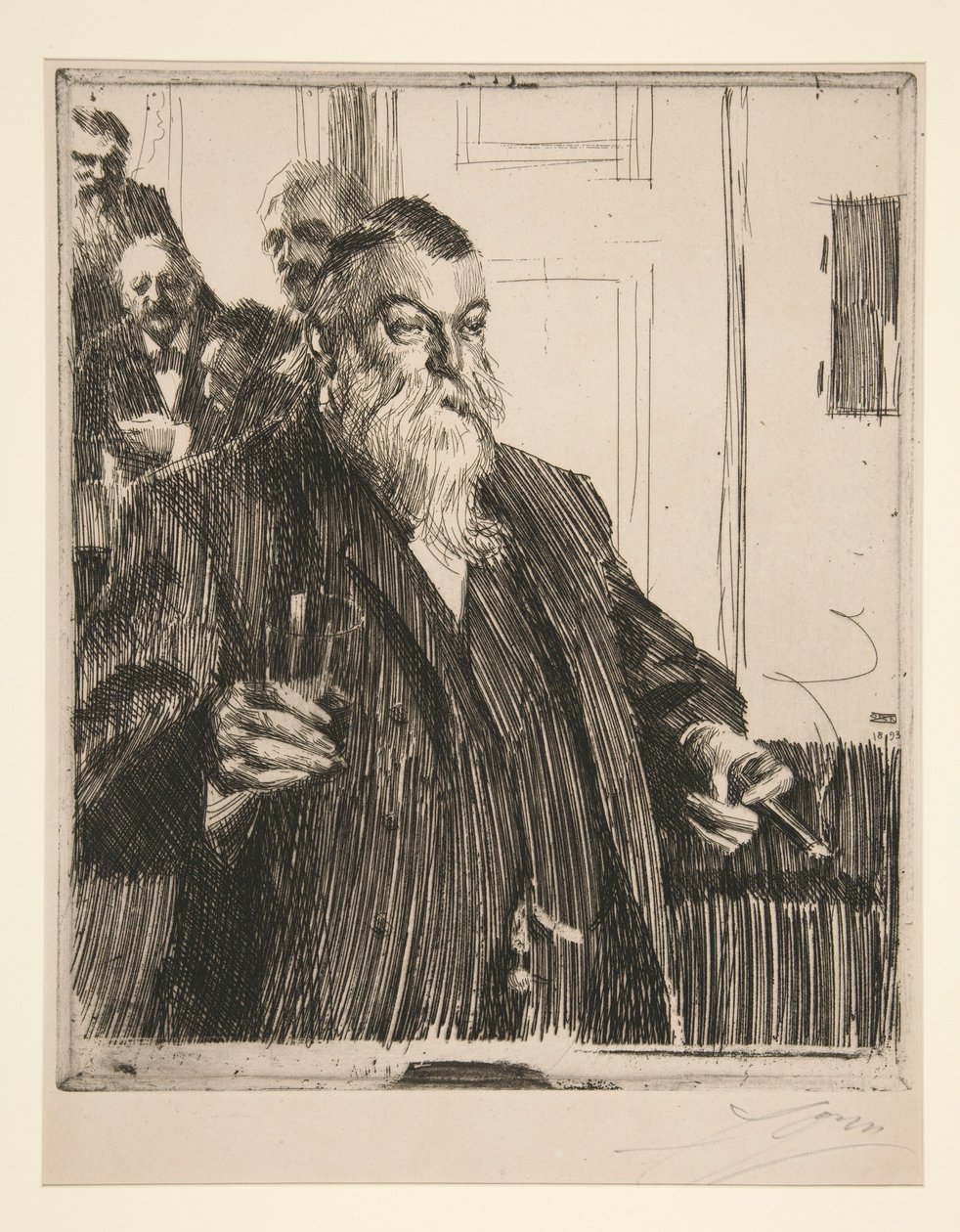 A Toast II by Anders Zorn