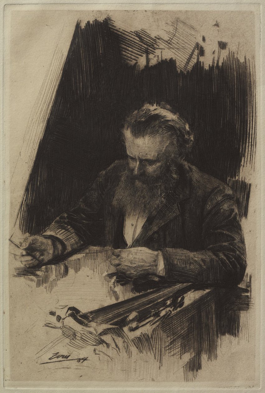 Axel Herman Hägg III by Anders Zorn