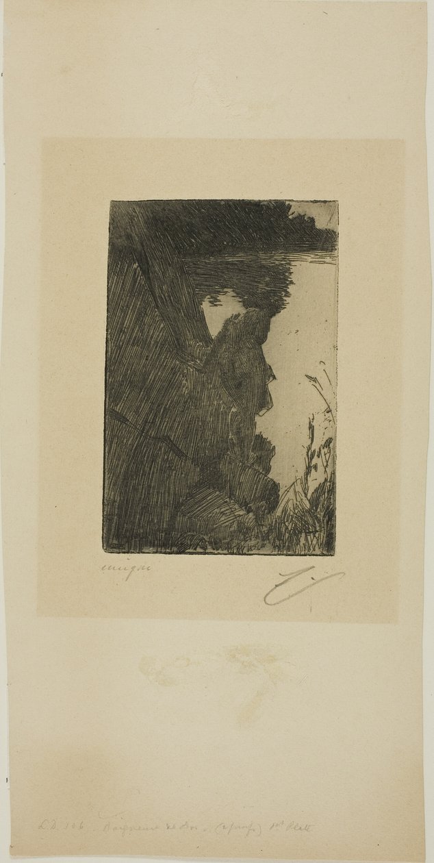 Bather (Evening) I by Anders Leonard Zorn