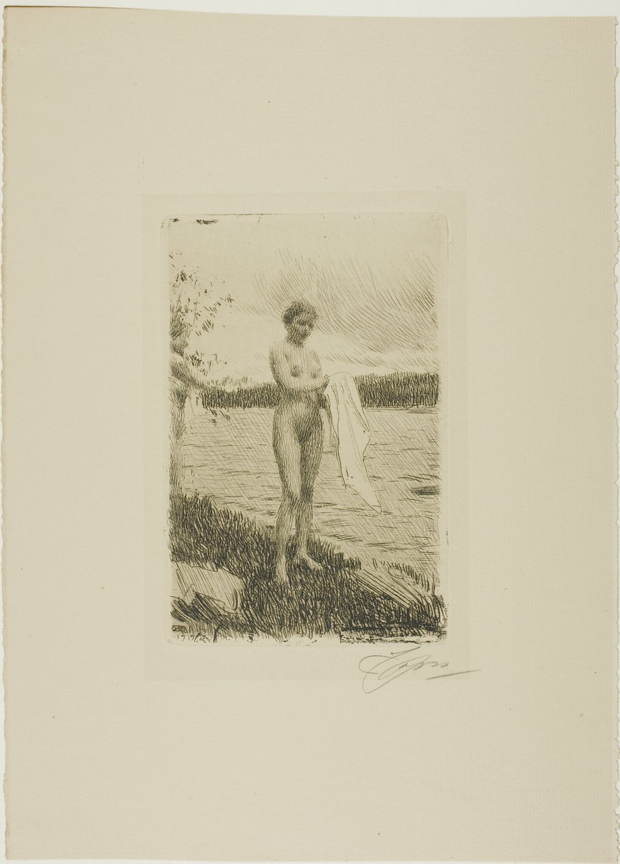 Dal River by Anders Leonard Zorn