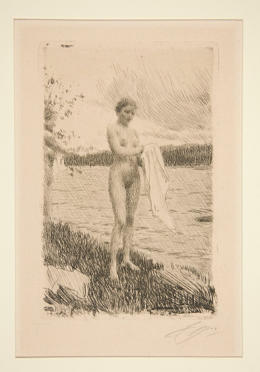 Dal River by Anders Leonard Zorn
