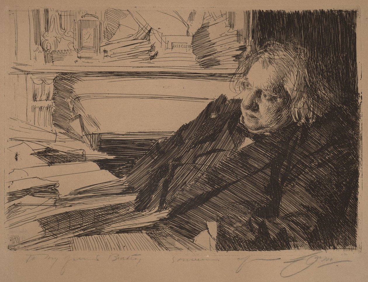 Ernest Renan by Anders Zorn