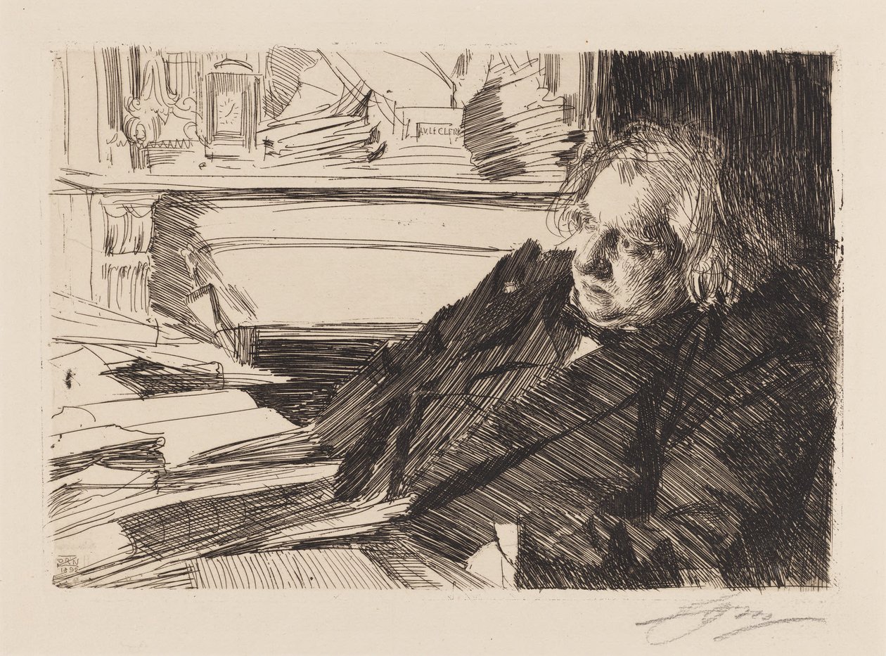 Ernest Renan by Anders Zorn