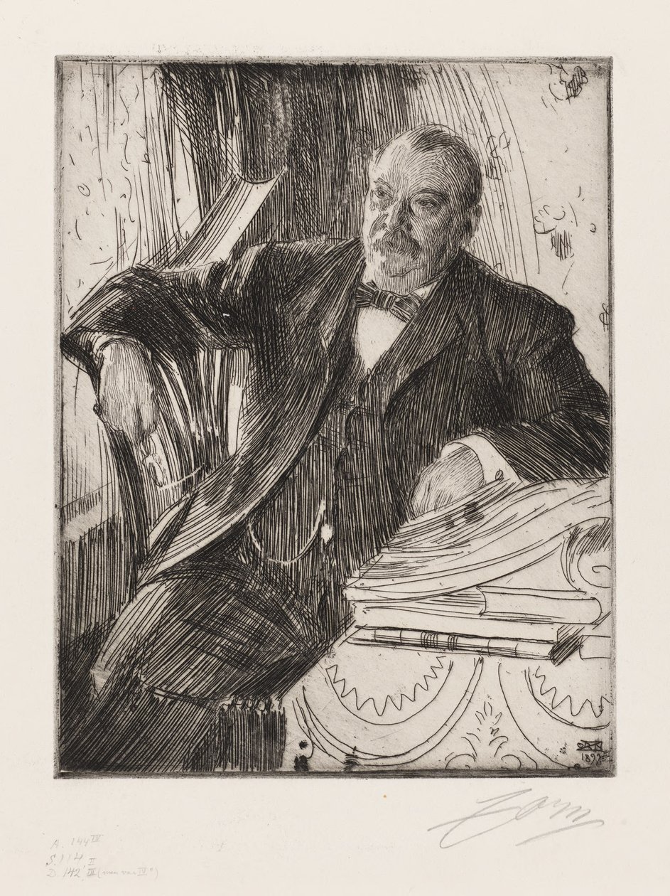 Mr Grover Cleveland by Anders Zorn