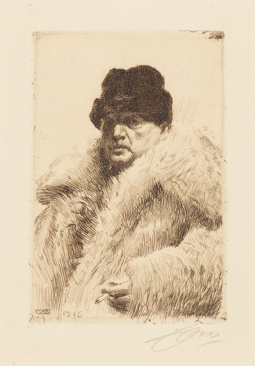 Self-Portrait by Anders Zorn