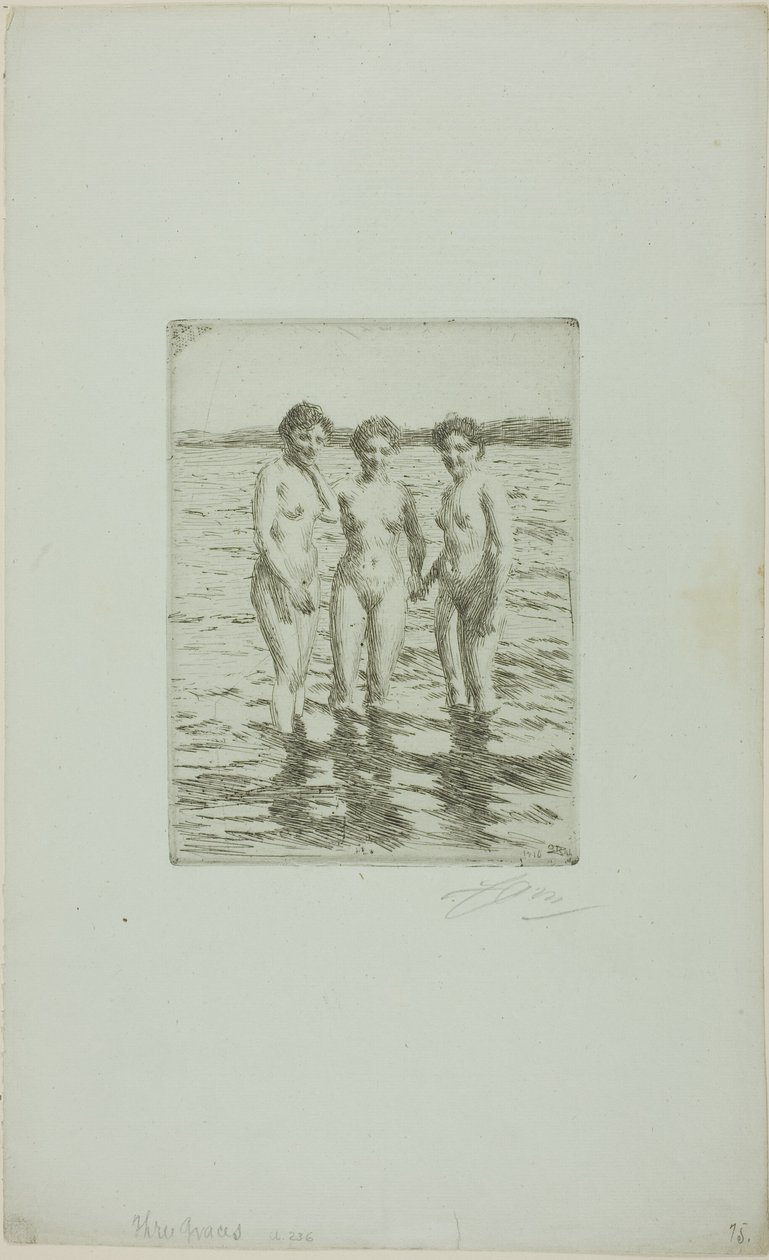 The Three Graces by Anders Leonard Zorn