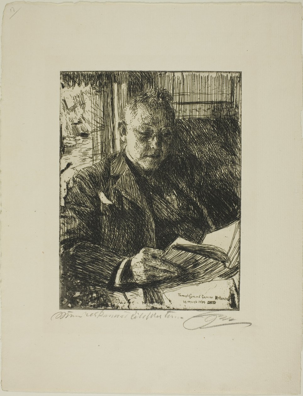 Travelling Companion (Mr. Ch. Deering) by Anders Leonard Zorn