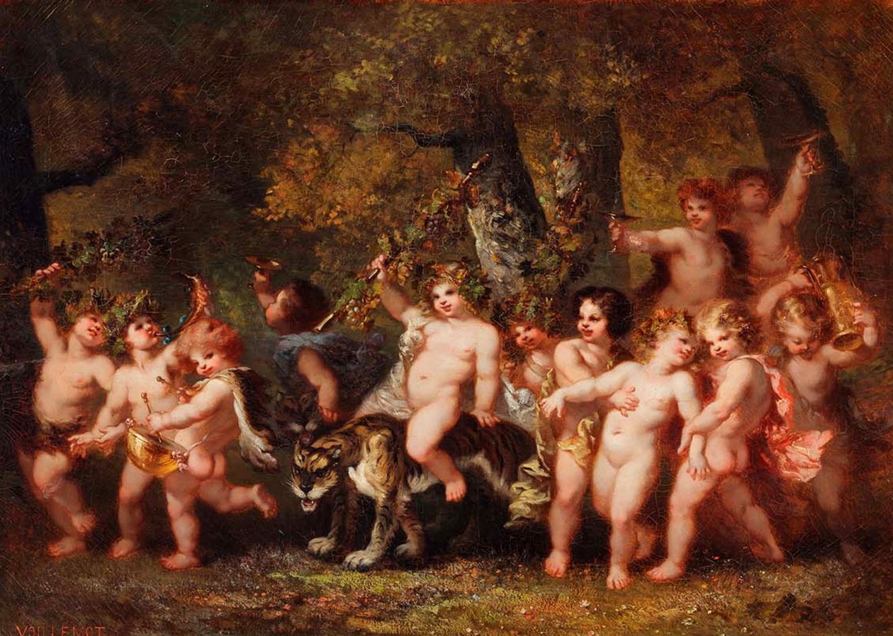 The Infancy of Bacchus by André Charles Voillemot