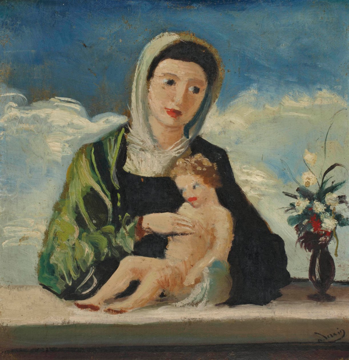 The Virgin and Child (After Bellini) by Andre Derain