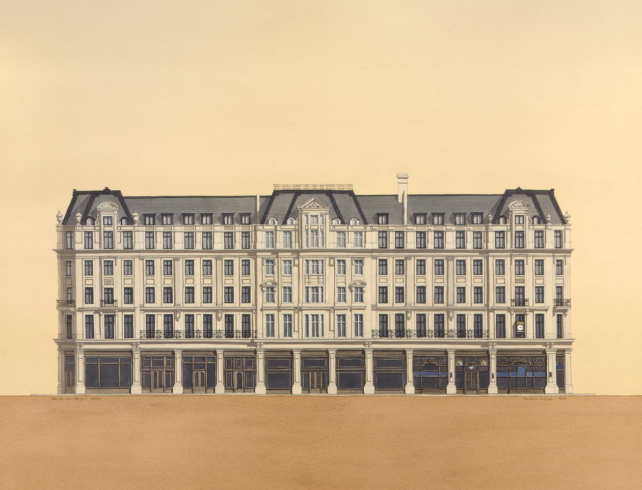 118-124 Regent Street, London by Andras Kaldor