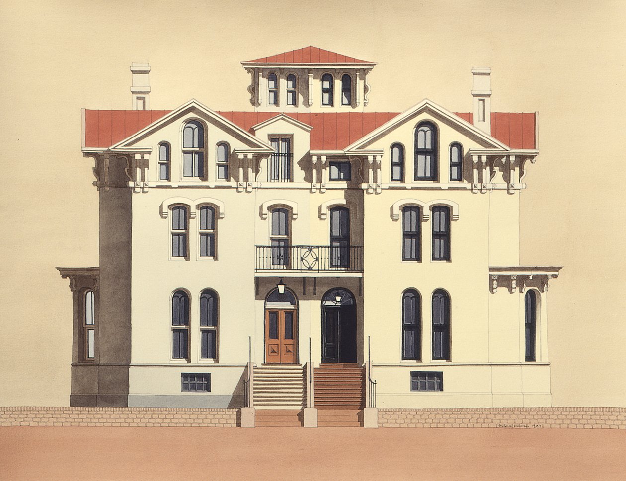 3015 and 3013 Q Street, Georgetown, Washington DC by Andras Kaldor